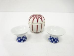 飾り盃　蓋物　セット